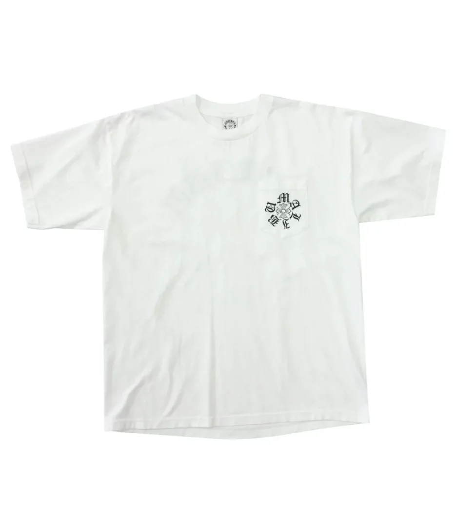 Chrome Hearts Malibu Exclusive Script Letter T-Shirt White