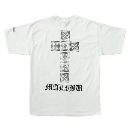 Chrome Hearts Malibu Exclusive Square Cross T-Shirt White