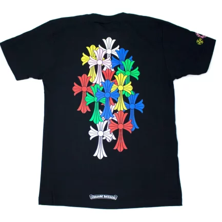 Chrome Hearts Multi Color Cross Cemetery T-shirt