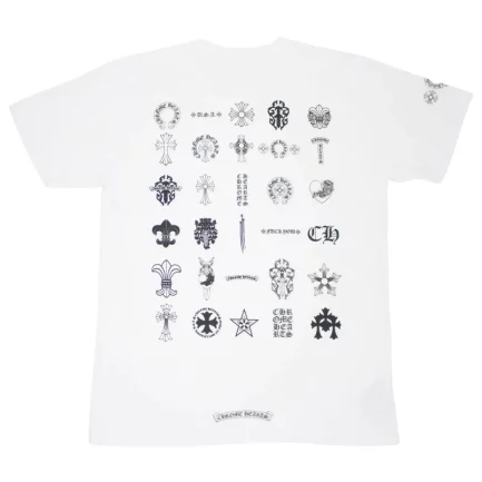 Chrome Hearts Multi Logo T-Shirt White