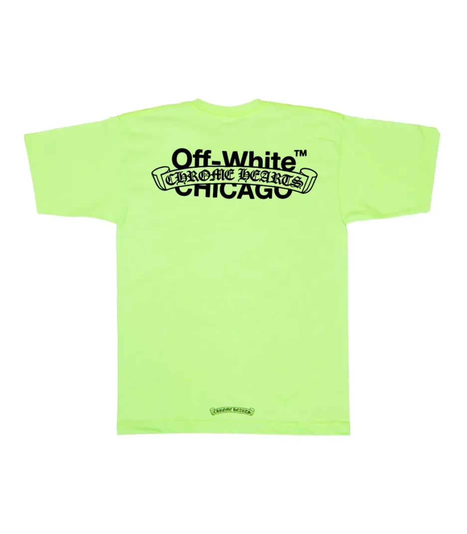 Off White x Chrome Hearts Chicago T-Shirt