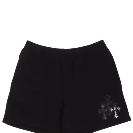 Chrome Hearts Cemetery Cross Patch Shorts
